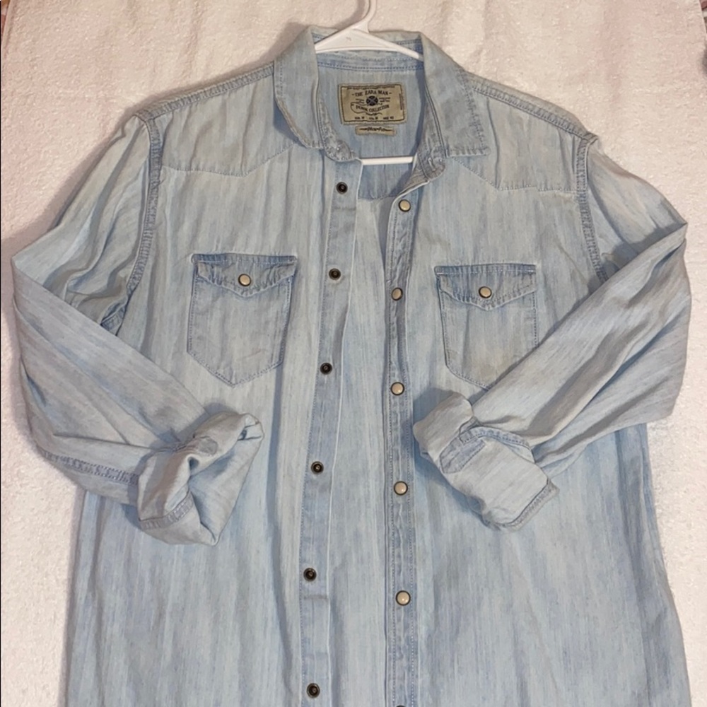 Vintage Oversized Denim Shirt